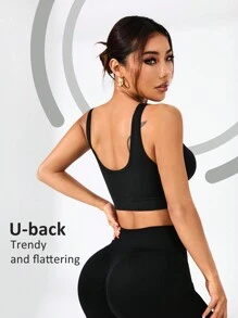 Gameset SHEIN Sport Women's Seamless Sports Underwear (Black) - Black - View 2