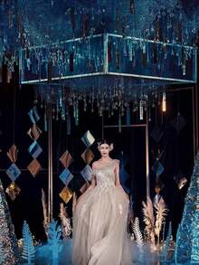 10入組壓克力水晶淚滴形掛飾，人工水晶設計用於婚禮派對天花板裝飾，用於婚禮道具的吊掛配件，適用於婚禮，派對和節日裝飾 - 彩色 - 查看 9