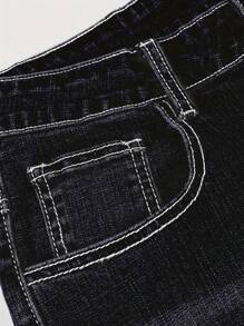 Men Fashionable Ripped, Patchwork, Casual Denim Jeans