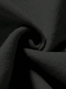 男士字母圖案袋鼠口袋束口保暖連帽衫，適用於秋冬季節 - 灰色 - 查看 4