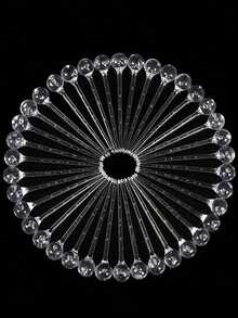 10入組壓克力水晶淚滴形掛飾，人工水晶設計用於婚禮派對天花板裝飾，用於婚禮道具的吊掛配件，適用於婚禮，派對和節日裝飾 - 彩色 - 查看 6