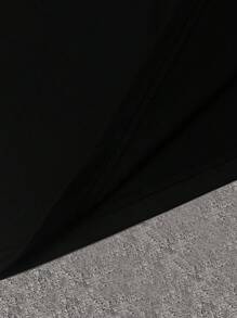 Plus Size Men's Cartoon Bear Print Crew Neck Short Sleeve T-Shirt And Drawstring Waist Shorts Set, Summer - Black - View 4