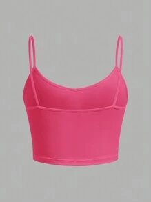 SHEIN EZwear 3入組女性短版緊身休閒背心，夏季適用 - 彩色 - 查看 9