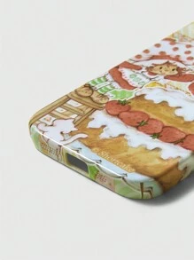 Strawberry Shortcake | ROMWE 可爱卡通草莓印花全覆盖手机壳，适用于 iPhone - 彩色 - 查看 3