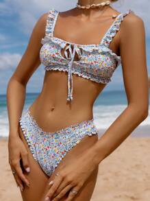 Bộ bikini gợi cảm đi biển mùa hè dành cho nữ - Nhiều màu - Xem 3