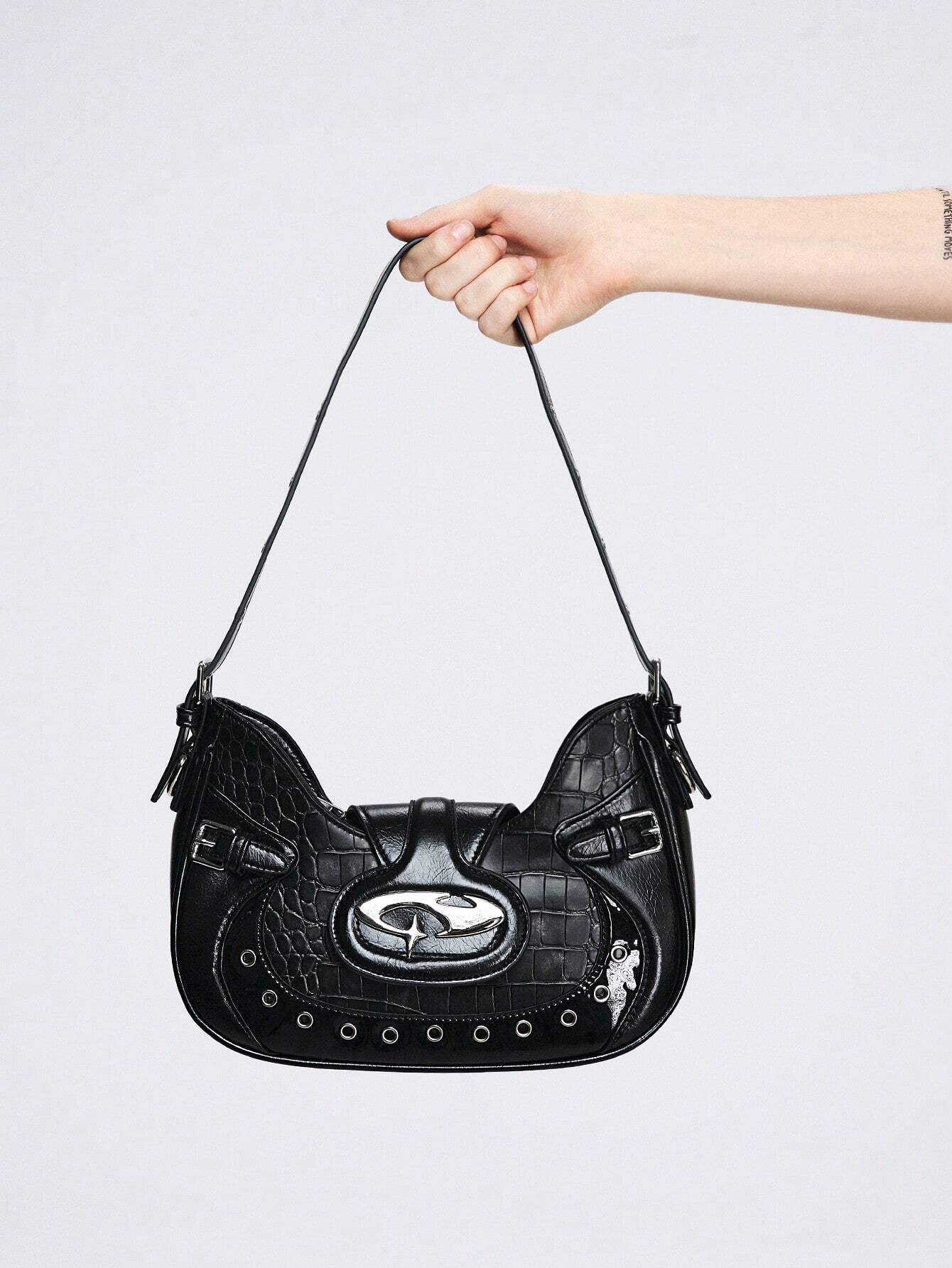 バッグ grunge City shoulder bag Black midium grunge City shoulder bag Black midium