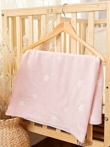 Manta de bebé suave para uso diario, simple y sencilla - Rosa - Ver 6