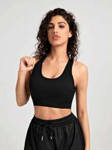 Lifespree Brassière de sport pour femmes avec insertion en maille réfléchissante et tissu super doux et confortable