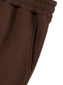 Manfinity Homme Loose Fit Men's Letter Printed Hoodie And Sweatpants Two Pieces Set, Fall Clothes - Multicolor - View 5