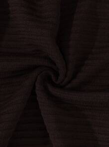 EURMUSE Men ZigZag Knit Regular Sweater - Brown - View 7