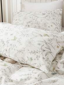 1 件春/夏/秋季花卉印花枕套，适合少女 - 彩色 - 查看 5