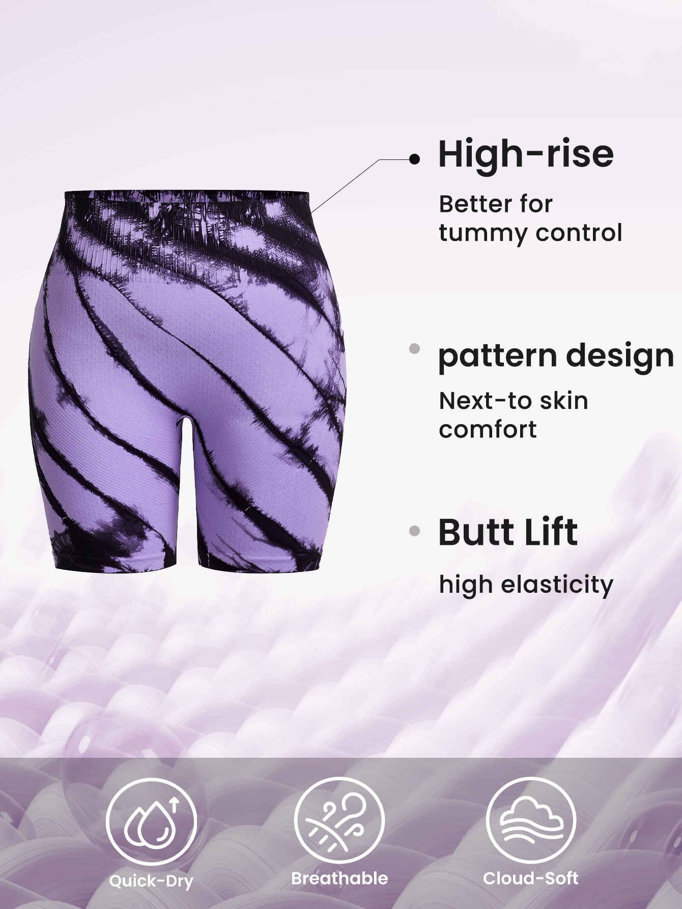 SHEIN Sports 4pcs/Set Plus Size Sports Shorts Spandex Short - Multicolor - View 4