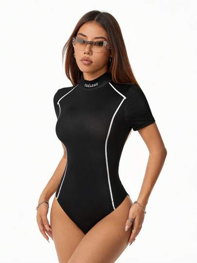 Coolane Functional Street-Style Bodysuit, A Must-Have For Fashionable Girls