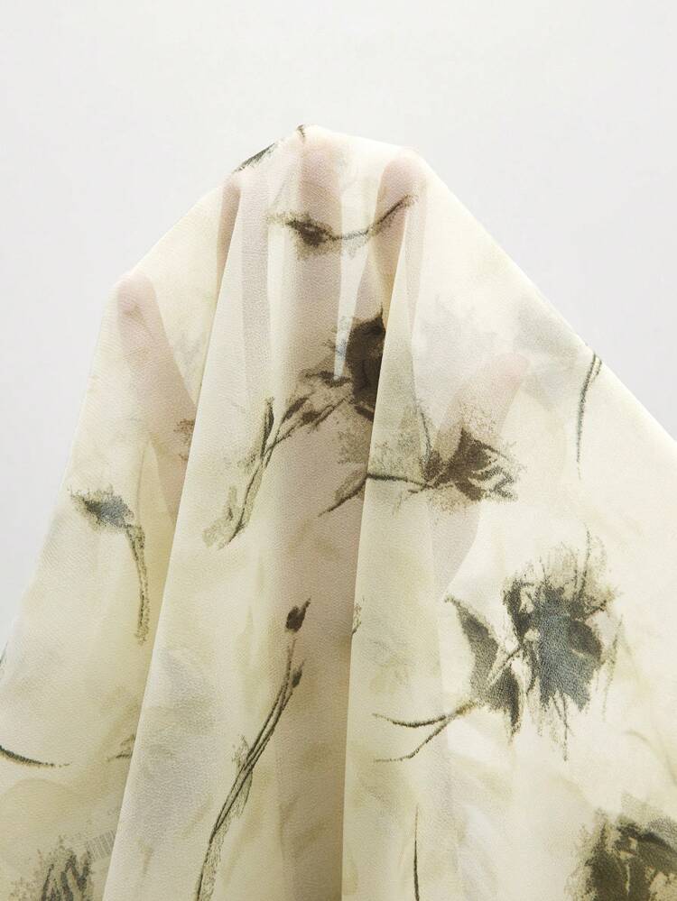 Women's Fashionable Elegant Long Sleeve Printed Shirt For Work And Daily Wear