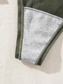 5pcs Seamless Plus Size Women'S Thongs - Multicolor - View 5