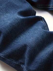 Men's Ripped Skinny Jeans With Pockets, Casual - Dark Wash - View 3