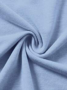 SHEIN EZwear Conjunto de 3 playeras informales de manga corta de corte ajustado para mujer, con diseño sencillo de flores y mariposas. - Multicolor - Ver 6