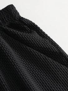 Manfinity Homme Men's Plain And Simple Polo Outfit For Daily Wear - White - View 5