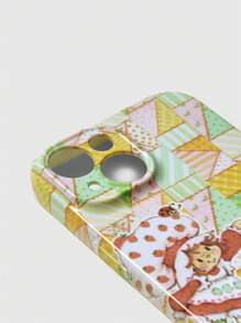 Strawberry Shortcake | ROMWE 可爱卡通草莓印花全覆盖手机壳，适用于 iPhone - 彩色 - 查看 2