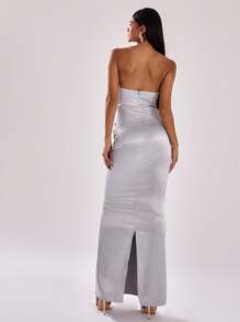 MUSERA Corset Top Ruched Side Maxi Dress Elegant Spring Summer Vacation Party
