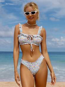 Bộ bikini gợi cảm đi biển mùa hè dành cho nữ - Nhiều màu - Xem 5