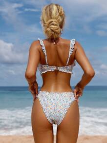 Bộ bikini gợi cảm đi biển mùa hè dành cho nữ - Nhiều màu - Xem 2