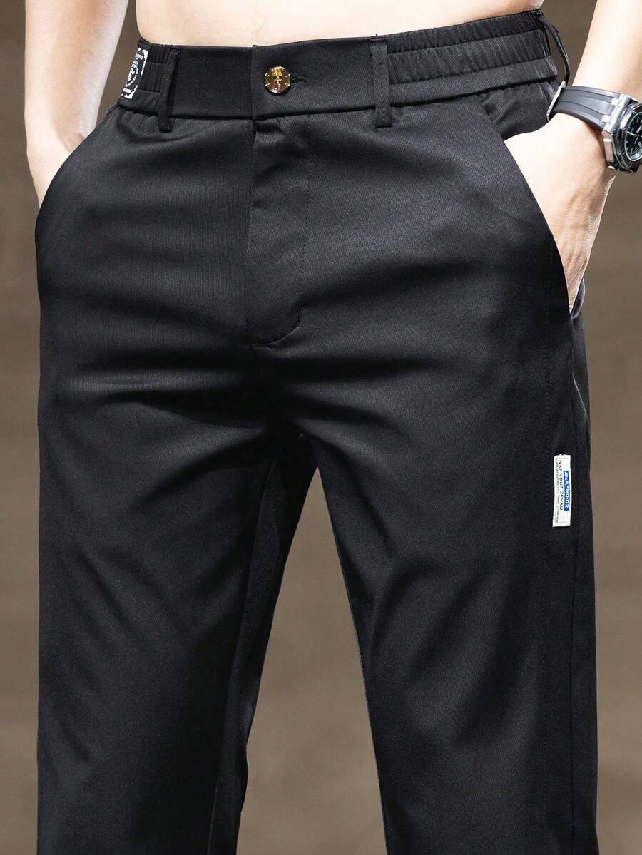 Quần âu nam Slim Fit - màu đen - Xem 1