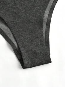 Ocili Ocili Ropa interior femenina diaria sencilla de triángulo unicolor (juego de 2)