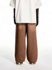 NEON BLANC X VICTOR VON SCHWARZ Pantalones de estilo cargo con bolsillos grandes y diseño de corte holgado