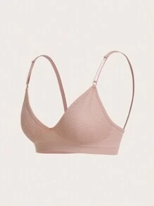 Ocili Grey Bustier And Wireless Bra (No Padding)