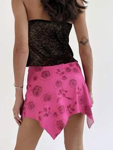 Aloruh Ladies' Strapless Lace Slim-Fit Romantic Date Tube Top - Black - View 2