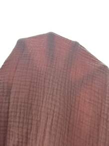 SHEIN Frenchy Cotton Solid Elastic Waist A-Line Skirt,Commute,Minimalist,Office,Old Money,Simple Winter Pink Casual Spring