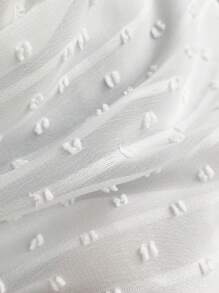 Firerie 女士白色不对称下摆分层围脖领吊带背心 - 白色 - 查看 7