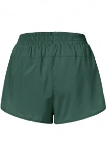 Gameset SHEIN Sport Elastic Waist Sports Shorts With Built-In LiningWomen Sweat Short, Gym Short, Biker Short Comfy Short