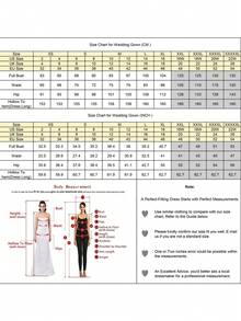 貼花挖肩網紗婚紗洋裝 - 米色 - 查看 9