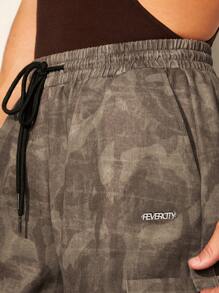 FeverCity Men's Loose Straight Woven Shorts Suitable For Summer - Multicolor - View 5