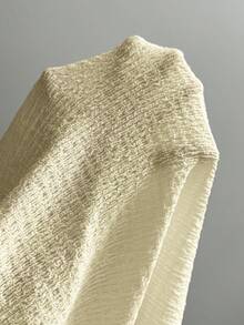 Rafferiza Twist Front Backless Halter Top & Mermaid Hem Skirt For Summer - Apricot - View 8