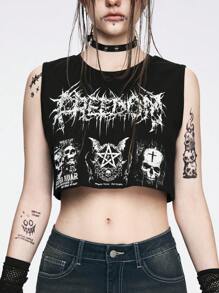 トップス archive 00s grunge punk cut boarder top archive 00s grunge punk cut boarder top - メルカリ