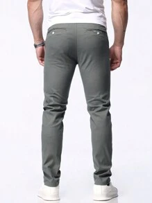 Slim Fit Lightweight Business Casual Pants For Men