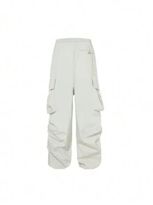 Quần đa năng ống rộng nam BJHG có túi lớn, quần lính nhảy dù thông thường - trắng - Xem 3