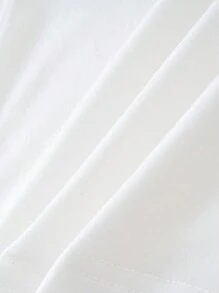 SHEIN 2入組男童休閒街頭字母印花短袖T恤和帶口袋的貨物短褲，適合漫步、戶外、返校和夏季 - 彩色 - 查看 11