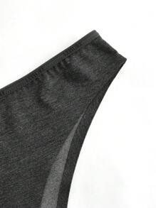 Ocili Ocili Ropa interior femenina diaria sencilla de triángulo unicolor (juego de 2)