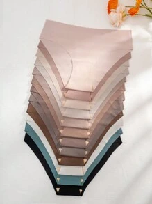 Damen einfache, bequeme nahtlose Triangel-Höschen, Unterwäsche (12er Pack)
