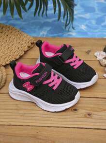 时尚女童休闲舒适运动鞋 - 黑色 - 查看 5