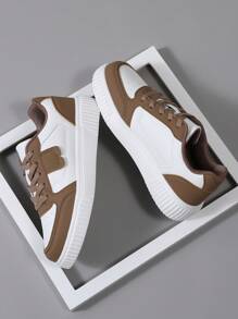 Women Fashion Casual Lightweight Breathable Flat Skateboard Shoes