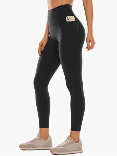 Women  Workout Leggings  High Waisted Gym Yoga Pants With Pockets Buttery Soft