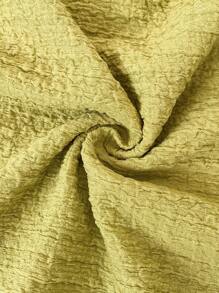 SHEIN Essnce Plus Váy bút chì cạp cao họa tiết rắn cho mùa hè - màu xanh lá - Xem 3