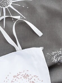 3入組男女童超柔細纖維床品套裝，太空主題星空印花被套套裝，全尺寸枕套被套套裝，適用於臥室、客房、宿舍。套裝包括：1件拉鍊被套+2件枕套（不含內芯） - 彩色 - 查看 4