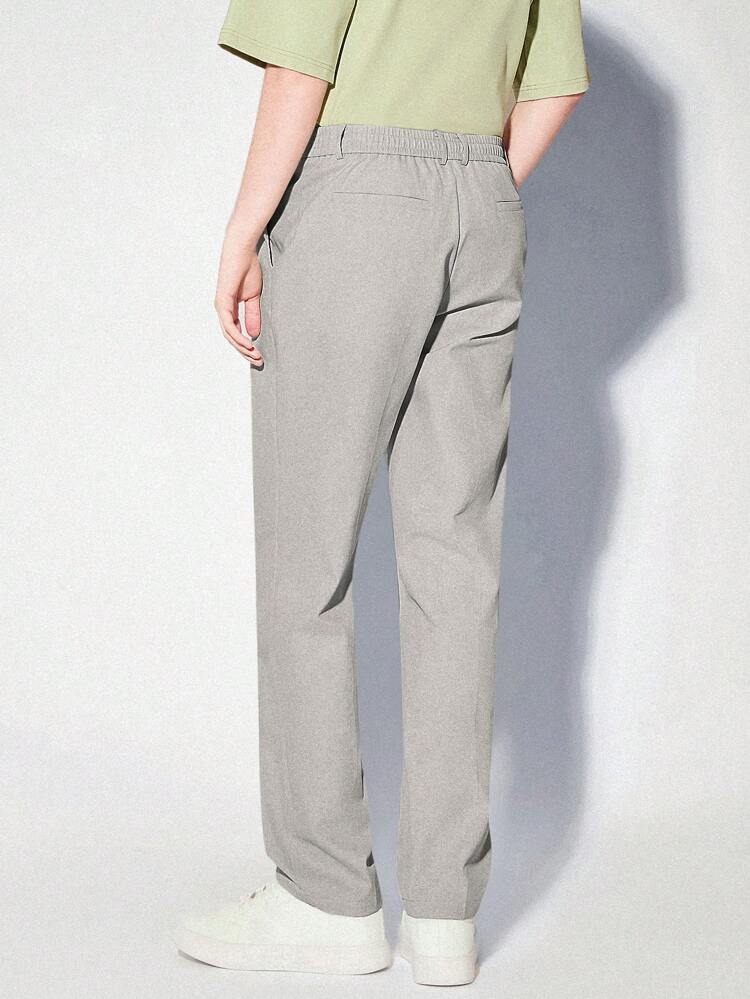Easy Care Woven Straight Suit Trousers