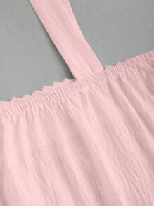 Sweetra 女士花卉印花假日休閒背心 - 粉色 - 查看 4